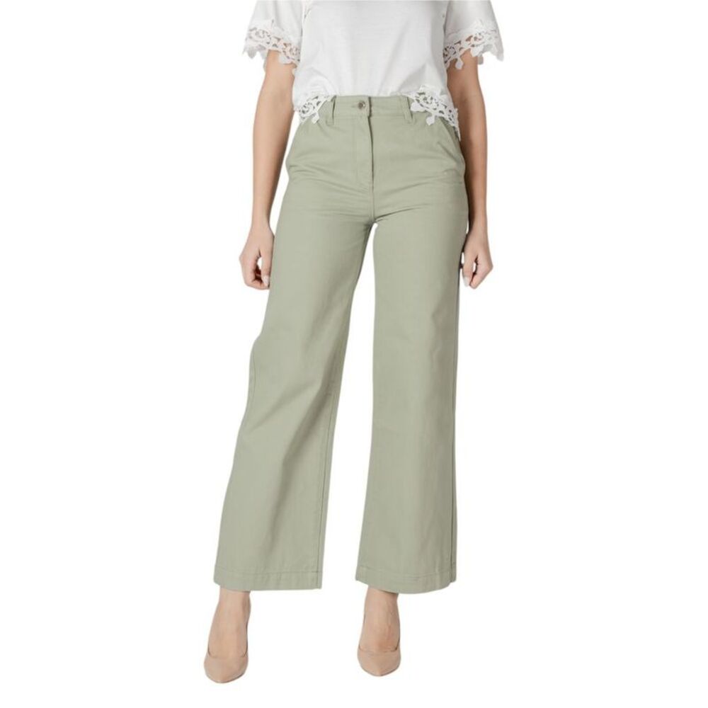 Morgan De Toi Bicolor Cotton Women's Pants